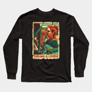 THELMA AND LOUISE A RIDLEY SCOTT FILM COVER Long Sleeve T-Shirt